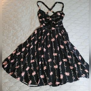 Pinup Couture pinup girl clothing pink elephants dress